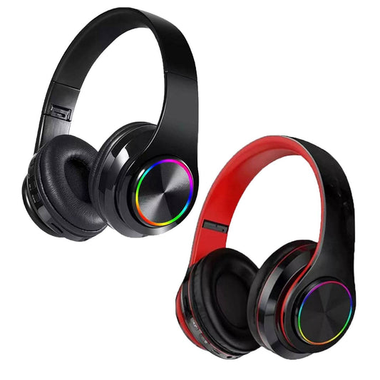 LED flashing cat ear headphones